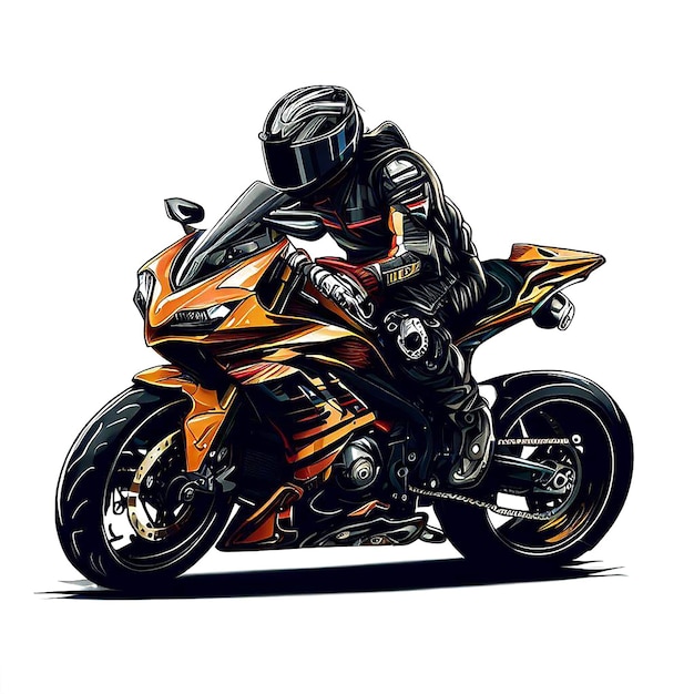 Beautiful portrait of a speed racing driver ai vector art digital illustration image