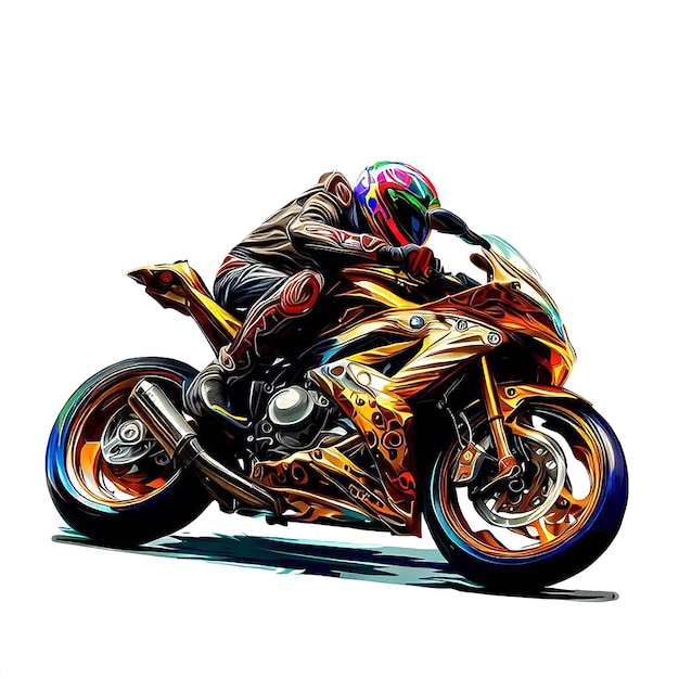 PSD beautiful portrait of a speed racing driver ai vector art digital illustration image