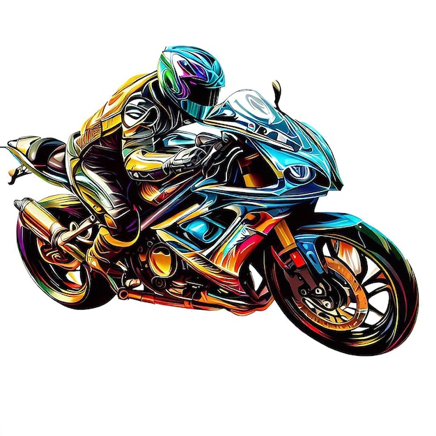 PSD beautiful portrait of a speed racing driver ai vector art digital illustration image