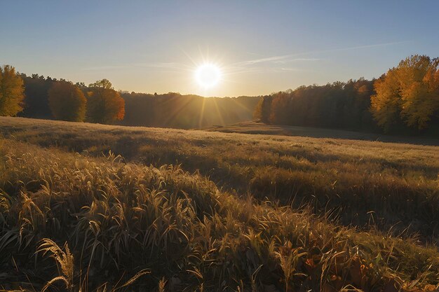 PSD beautiful scenery of mountains and forest in autumn