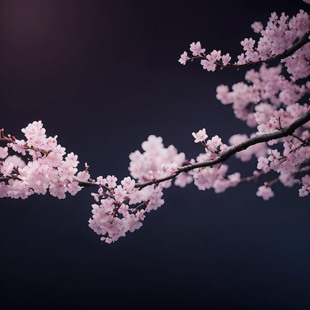 Beautiful spring cherry blossom sakura flower background