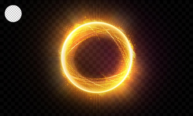 Красивая рамка с эффектом вихревого следа. мистический портал. яркий сферический объектив. вращающиеся линии. светящееся кольцо.