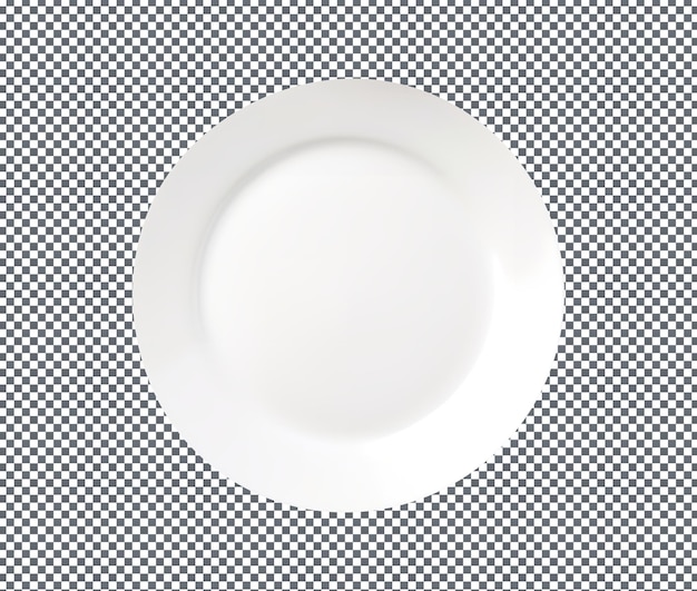 beautiful tableware plates isolated on white background