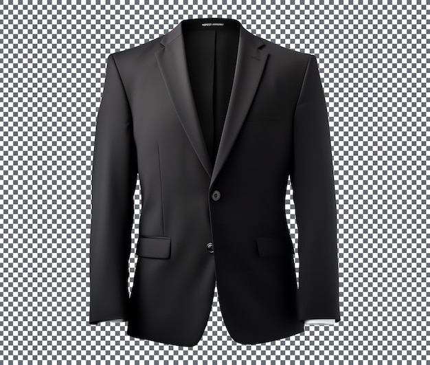 Beautiful tailored blazer isolated on transparent background