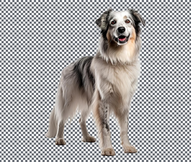 Beautiful Tornjak dog breed Isolated on transparent background