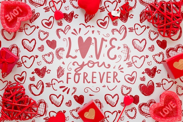 beautiful valentine's day concept