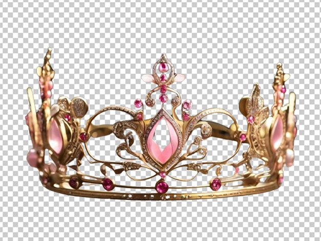 A beautiful and very girly pastel color crown