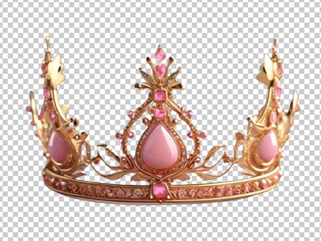 PSD a beautiful and very girly pastel color crown