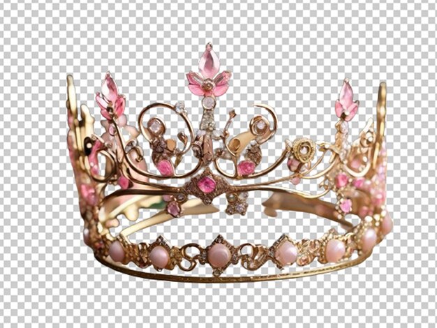 A beautiful and very girly pastel color crown