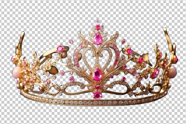 PSD a beautiful and very girly pastel color crown