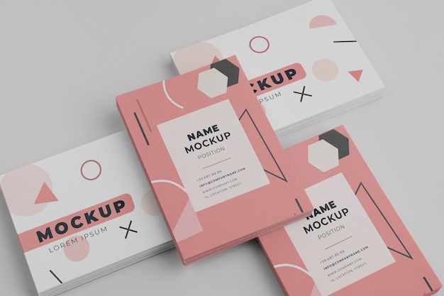 PSD beautiful visiting card mockup