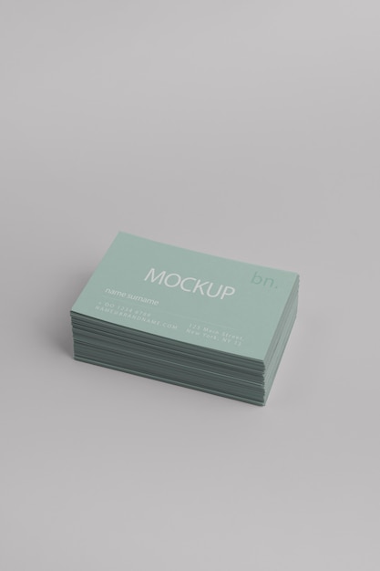 PSD beautiful visiting card mockup