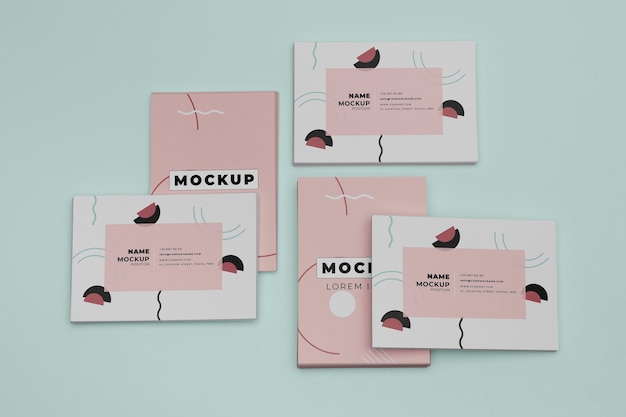 PSD beautiful visiting card mockup