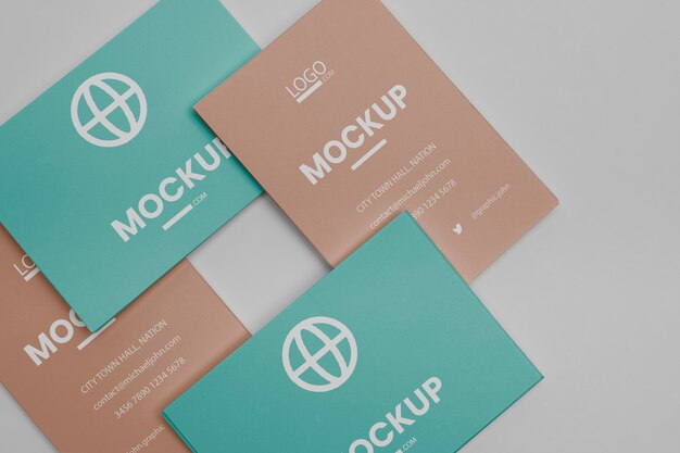 PSD beautiful visiting card mockup