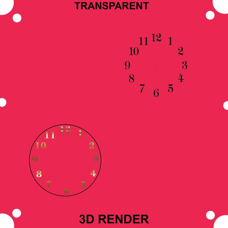 PSD beautiful watch transparent background