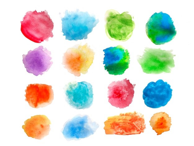 Beautiful watercolor transparent background