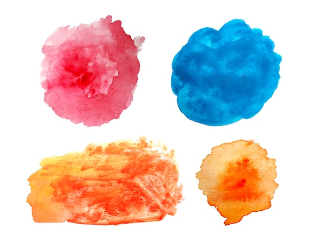 PSD beautiful watercolor transparent background