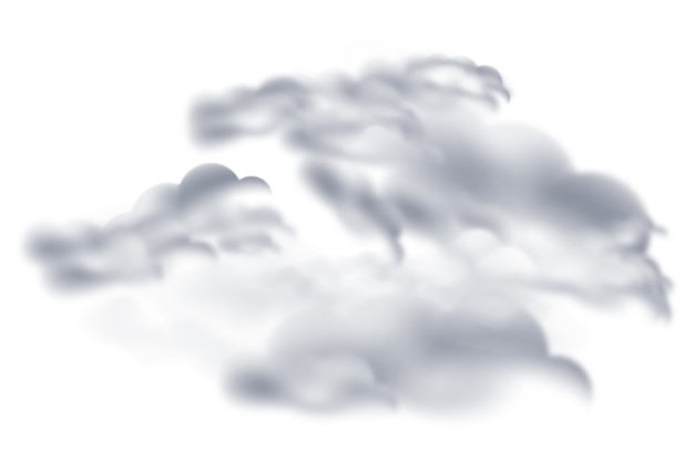 美しい白い雲