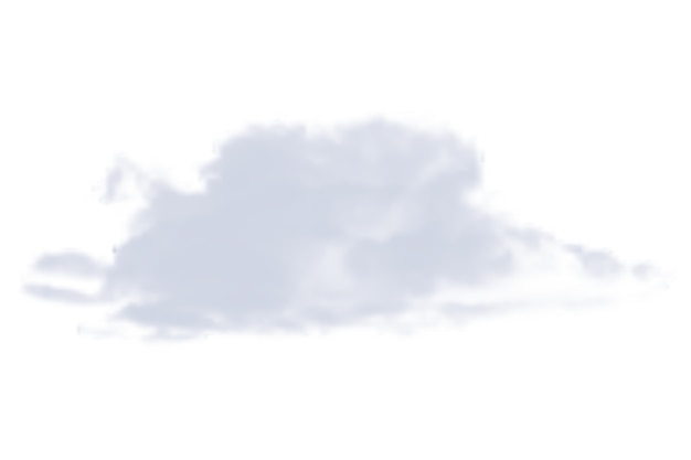 美しい白い雲