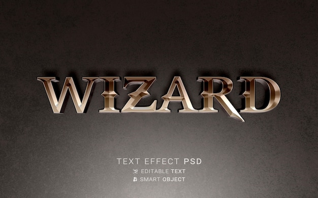 Beautiful wizard text effect