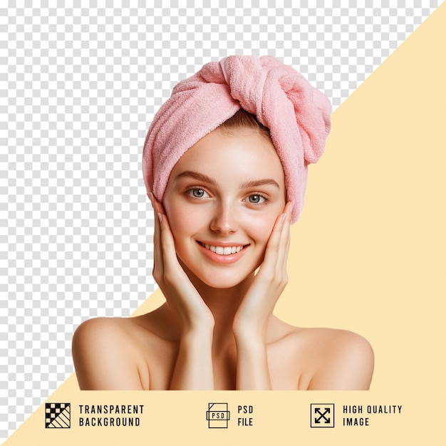 Beautiful Woman with Clean Skin