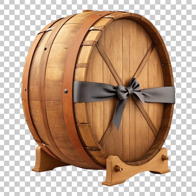 PSD beautiful wooden barrel psd