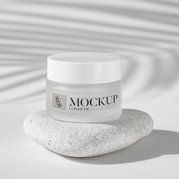 Beauty care cosmetic product mock up