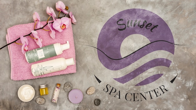 PSD beauty care at spa with natural products