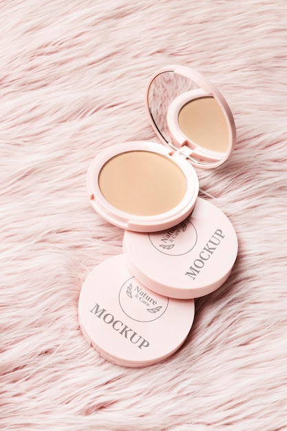 Mockup di packaging per bellezza e trucco