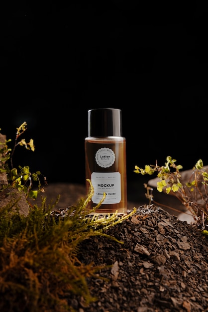 Beauty product based on soil mockup