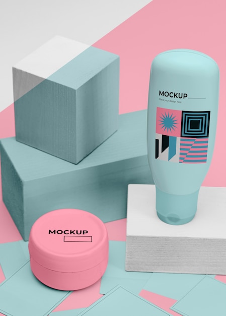 PSD beauty products mockup