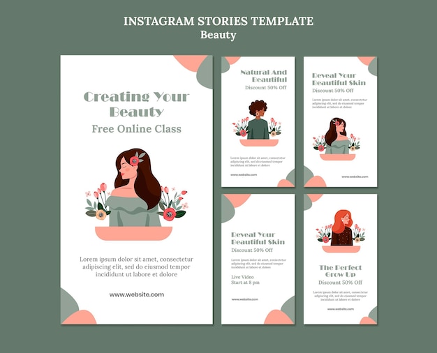 beauty sale instagram stories