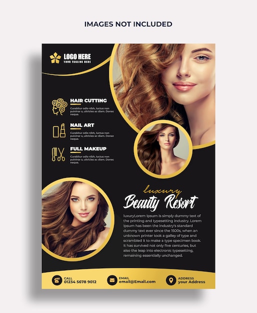 Beauty salon flyer