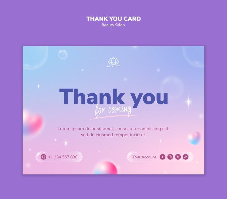 PSD 미용실 템플릿 디자인