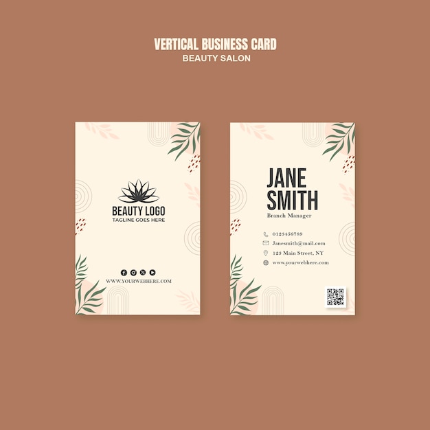 beauty salon template design