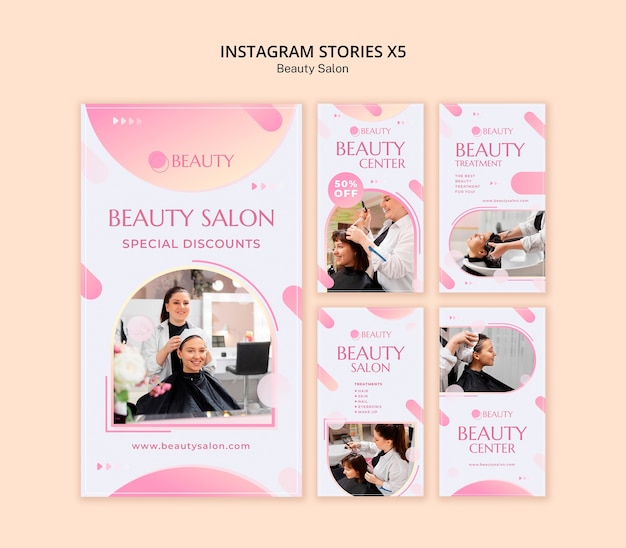 Beauty salon template