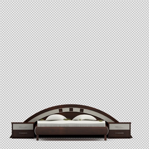 Letto rendering 3d