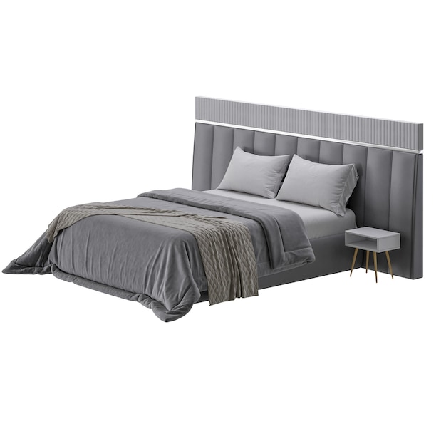 a bed colorful design bed no background different design png white background isolated abstract 3d model