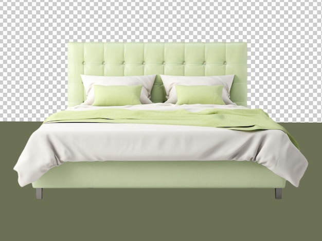 PSD bed furniture for bedroom interior