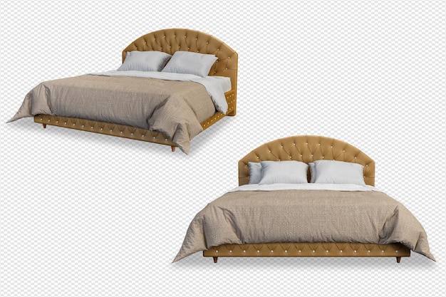 PSD bed met meubelmodel