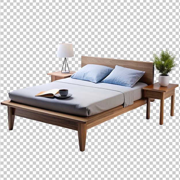 PSD bed and said table transparent background