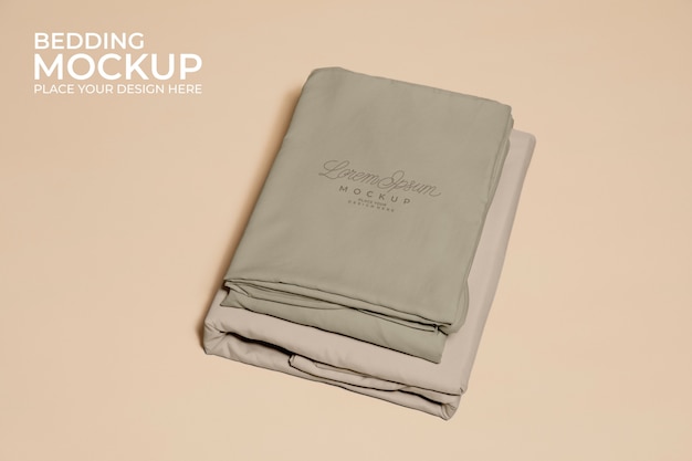 Bedding set mockup design