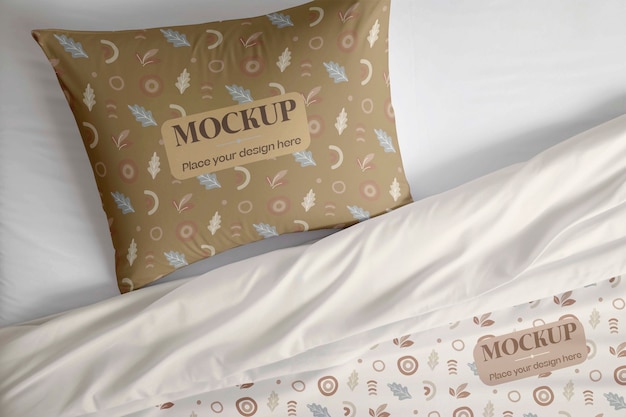 PSD bedding set  mockup