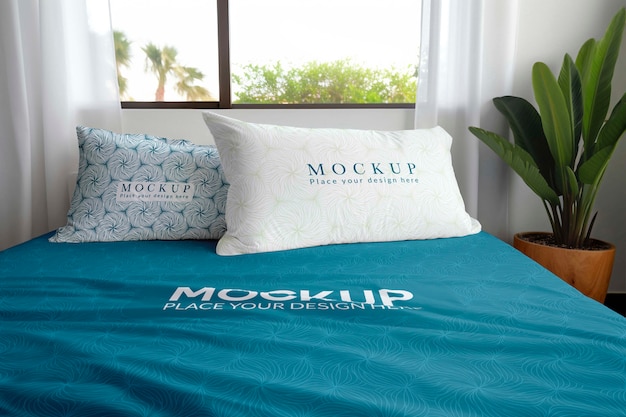 PSD bedding set  mockup