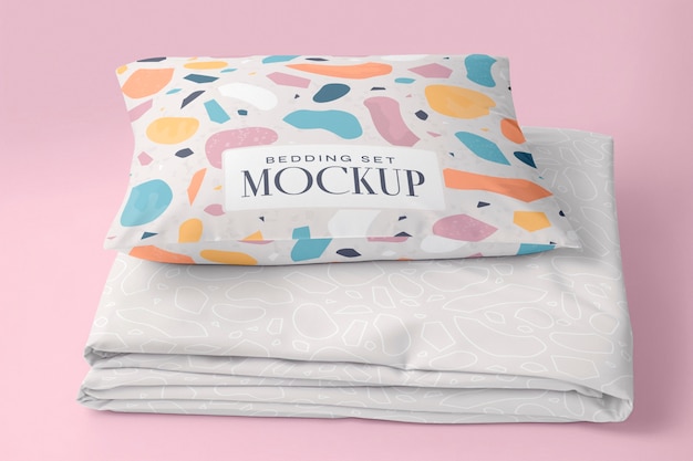 PSD bedding set  mockup