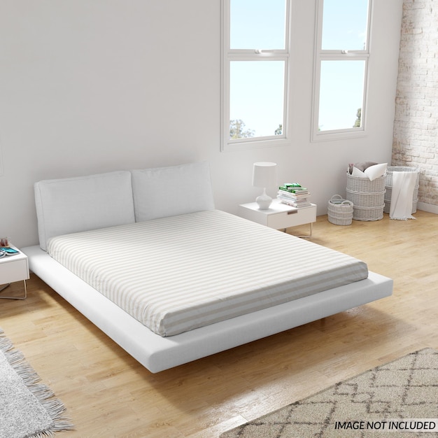 PSD bedding sheet mockup