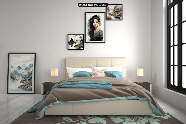 Bedroom Mockup PSD Template