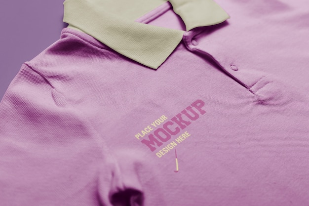 Bedrukte kinder t-shirt mock-up