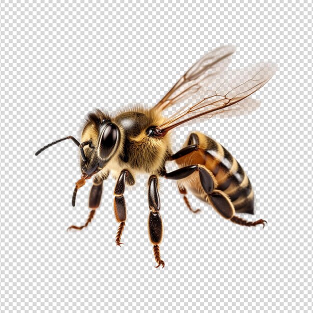 PSD bee pose png
