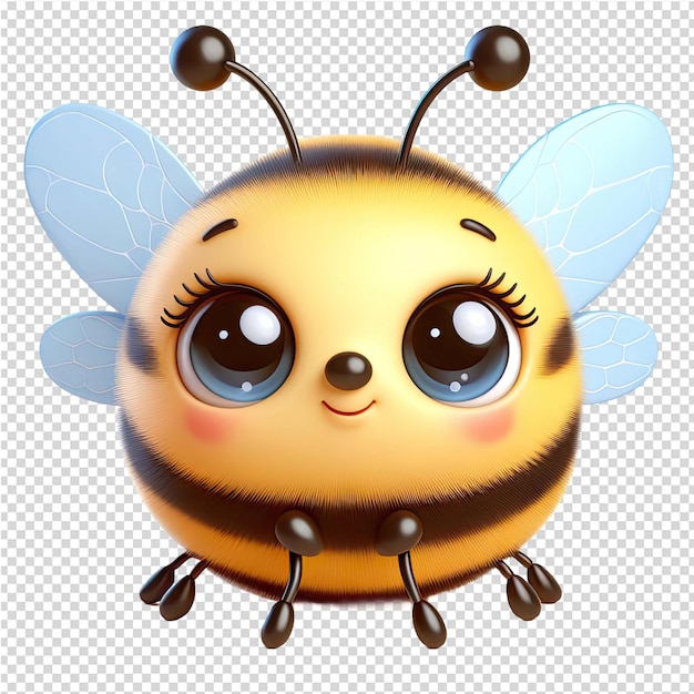 PSD a bee with a butterfly on its face and the words fly on the face